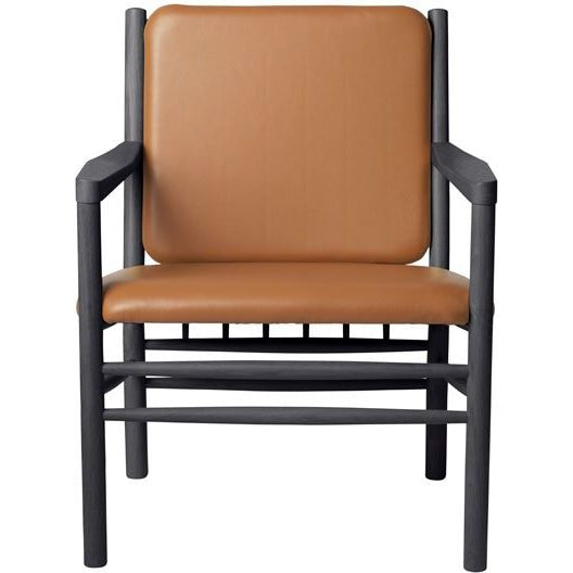 Photo of J147 Armchair - Black lacquered oak