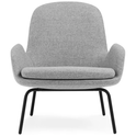 Era Lounge Chair Low Steel