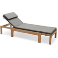 Riviera Cushion, Quickdry Outdoor Foam, Outdoor Textile / Charcoal - Dynor & Kuddar - Povl Eskildsen - Grå