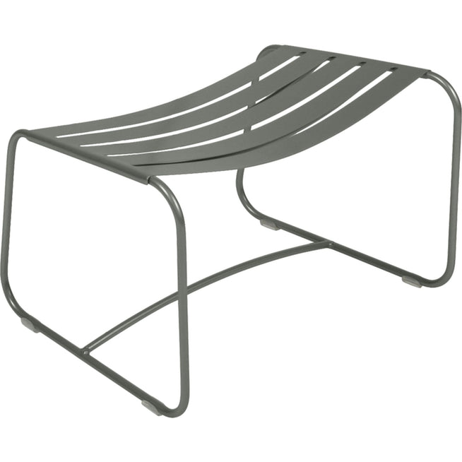 Photo of Surprising Footrest, Rosemary - Outdoor Stools & Pouffes - Harald Guggenbichler - Green, Grey - Metal
