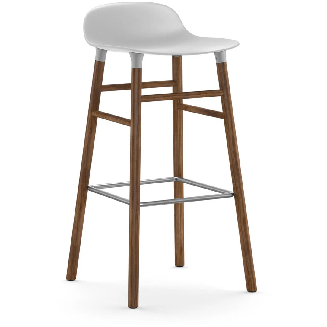 Form Barstool Walnut Legs