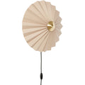 Thumbnail photo of Wall Lamp Textile Metal - Sand / Brass