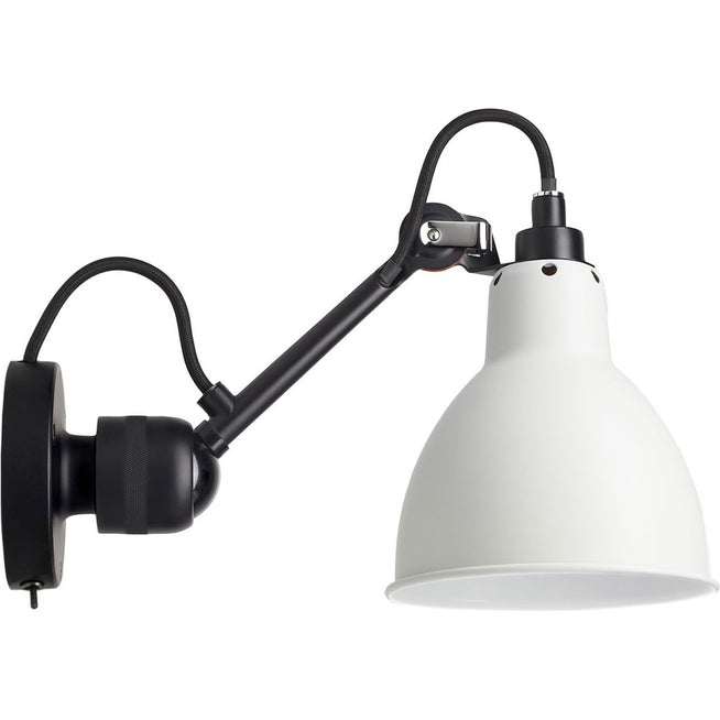 Photo of Lamp Gras N°304 Sw - Wall lamp - black/white - Arm: 15 cm