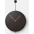 Thumbnail photo of Trace Wall Clock - Ur - Black/brass - W26 X H41,2 X D3 Cm