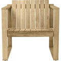 Thumbnail photo of Carl Hansen - Bk11 Untreated Teak - Outdoor armchairs - Bodil Kjær - Wood