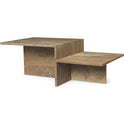 Distinct Side Table - Sofabord - Dark Brown Travertine