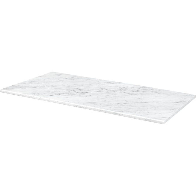 Photo of Panton Wire Top Panel, D 34,8 - White Marble - Hyllsystem - Verner Panton - Vit - Sten