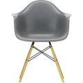 Eames Plastic Armchair Daw - 56 Granite Grey - Golden Maple - Matstolar - Charles & Ray Eames - Grå - Metall/trä/plast