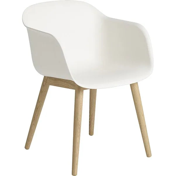 Photo of Fiber Armchair Recycled - Wood Base