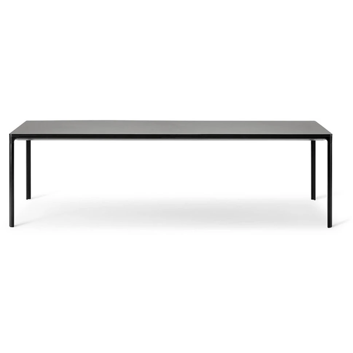 Photo of Mesa Table 4625 By Welling/ludvik - Spisebord - Black Linoleum / Black Aluminium - W240 X W100 X H73 Cm
