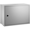 Thumbnail photo of String Cabinet with Door 58 x 30 x 42 cm, 1-P, Grey - Storage Cabinet - Grey - Mdf
