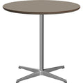 Thumbnail photo of A622 Circular, Ø75 cm, Laminate, Brown Ottawa, 4-pronged Star Base - Dining Table - Arne Jacobsen,piet Hein - Brown - Laminate/Metal