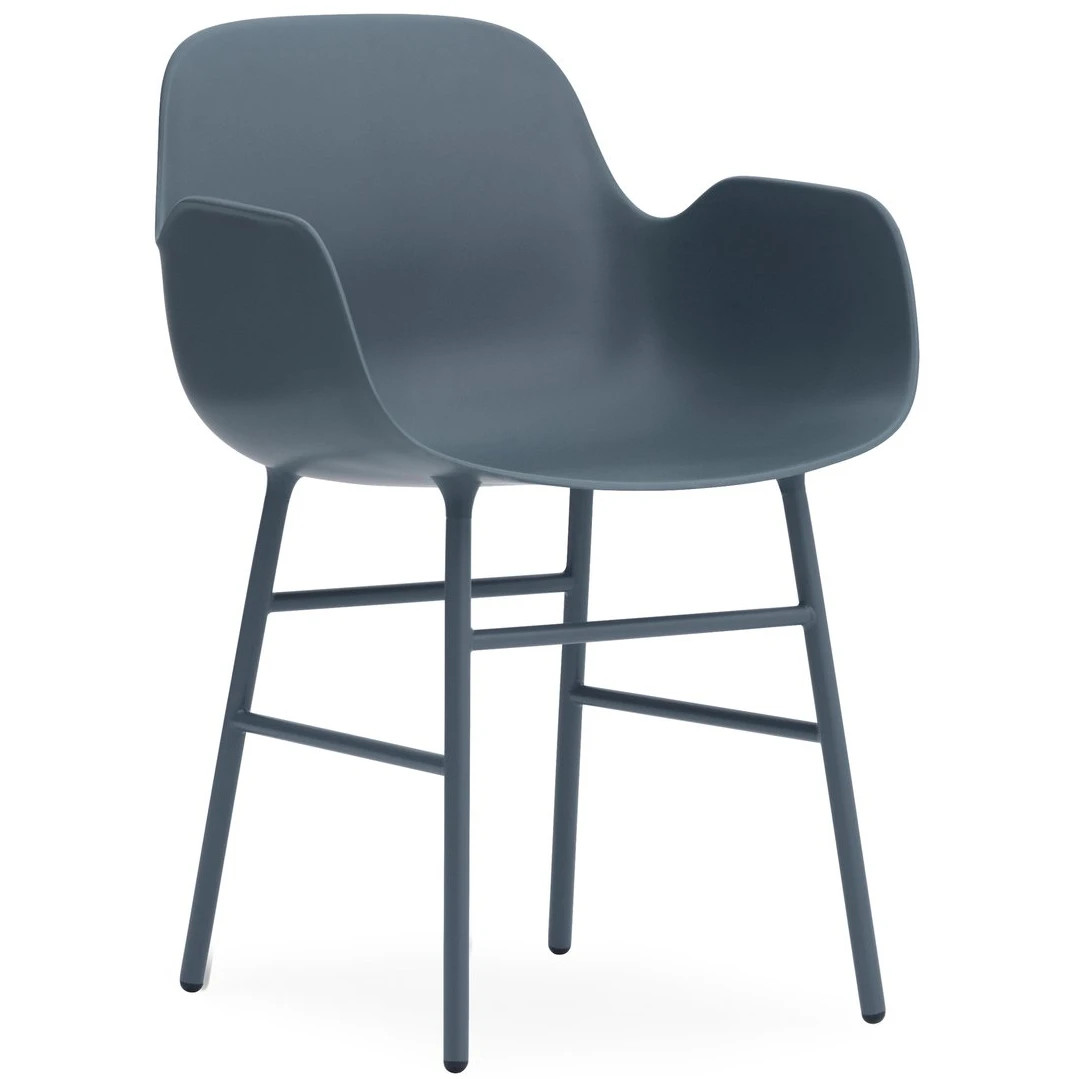 Form Armchair Metal Legs