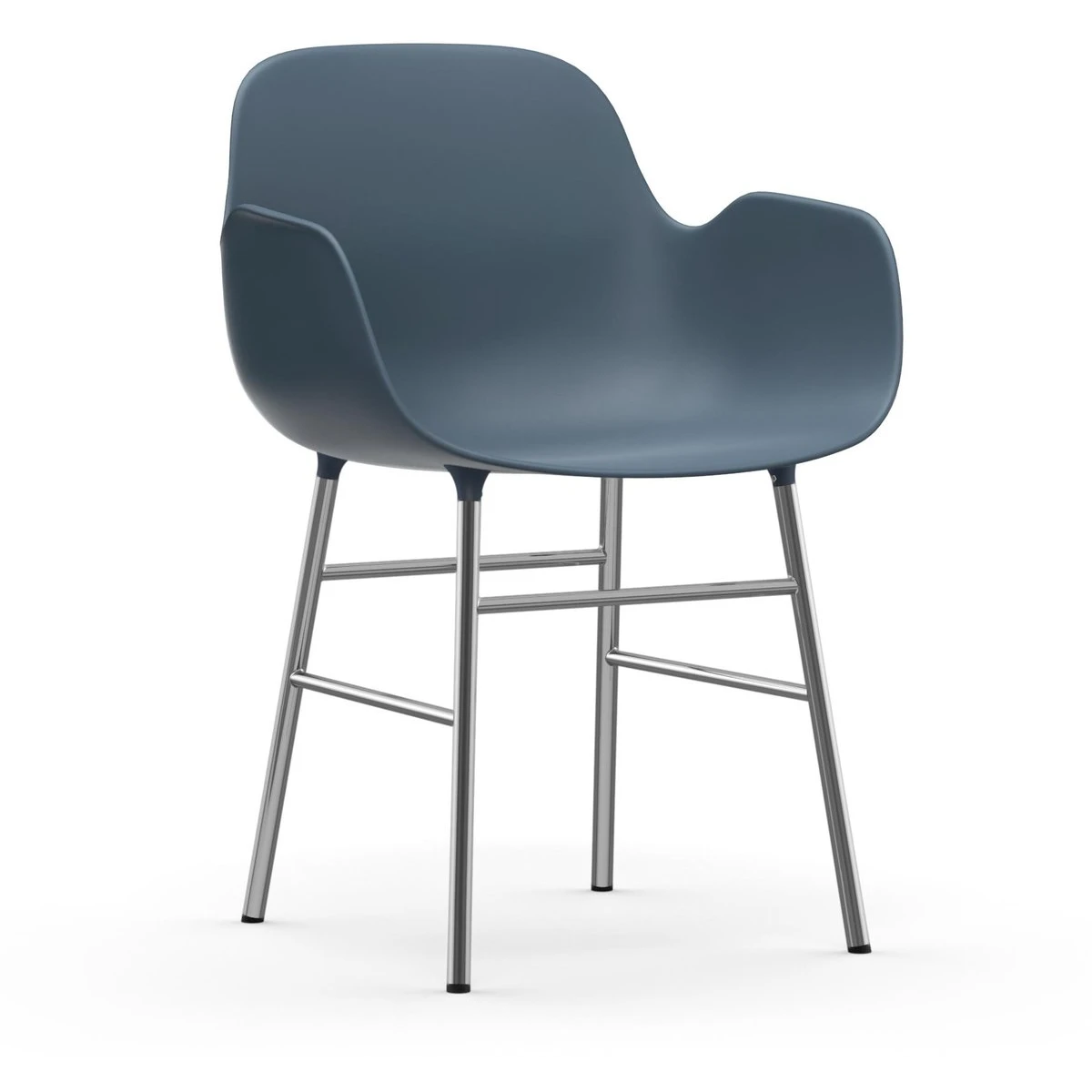 Form Armchair Chromed Legs