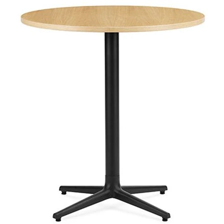 Photo of Allez Table 4L Ø70 - Oak - Café Table - Oak - H: 75 x Ø: 70 cm