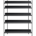 Thumbnail photo of Compile Shelving System/configuration 3, Black - Shelving System - Cecilie Manz - Black - Metal