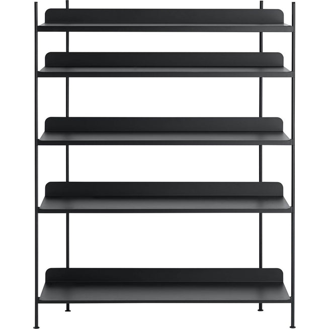 Photo of Compile Shelving System/configuration 3, Black - Shelving System - Cecilie Manz - Black - Metal