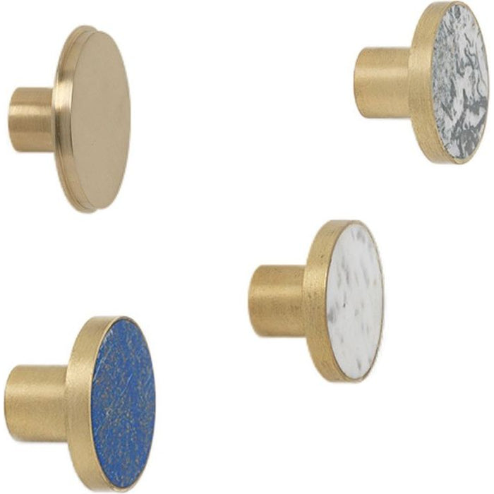 Photo of Brass Hooks - Knager - Brass Large - Ø 4.8 X H 2.5 Cm