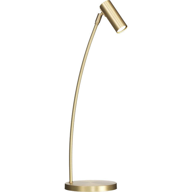 Photo of Puck Table Lamp, Matt Brass - Table Lamps - Åke Hultgren - Gold