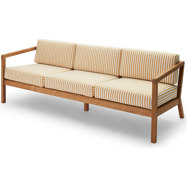 Photo of Virkelyst 3-seater Golden Yellow Stripe - Soffor - Says Who