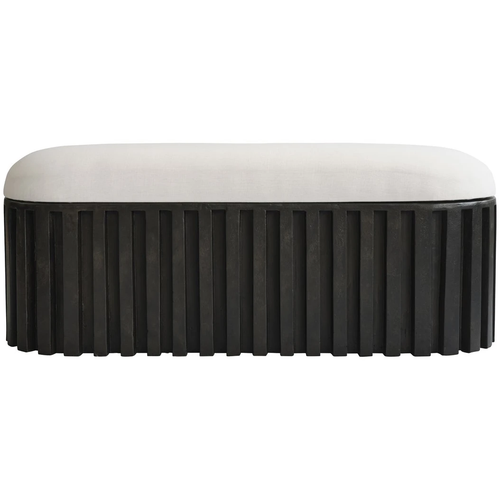 Photo of Tribu Bench Linen Coffee-white Chalk