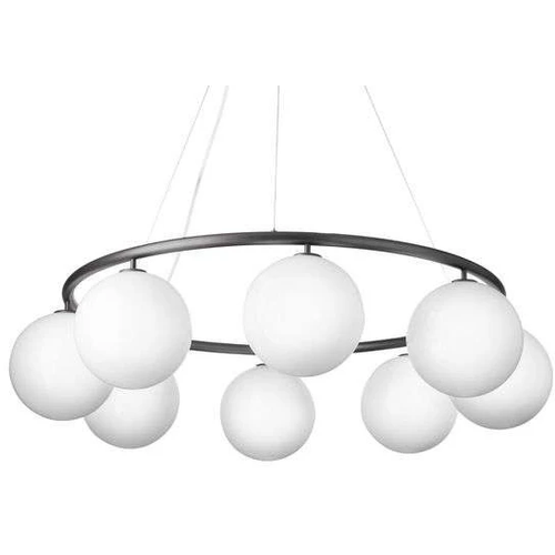 Photo of Miira 8 Circular Chandelier Rock