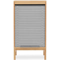 Thumbnail photo of Jalousi Cabinet - Grey / Low - L: 55 X D: 40 X H: 101,5 Cm