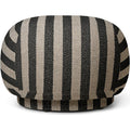 Thumbnail photo of Rico Pouf - Puf - Louisiana - Black/white - Ø60 X H41 Cm