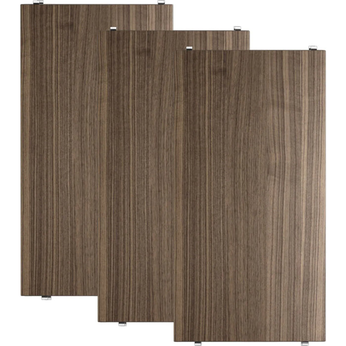 Photo of String Shelves 58x30 - Walnut - 3-pack - Shelving - Wood