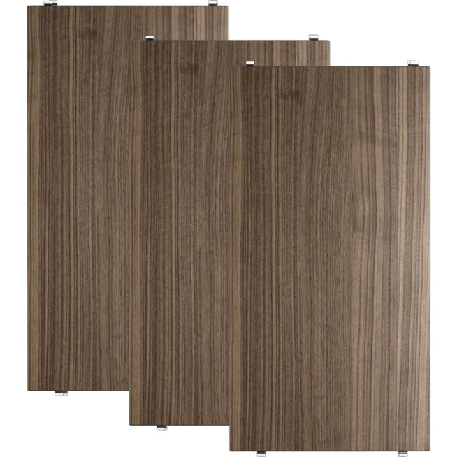 Photo of String Shelves 58x30 - Walnut - 3-pack - Shelving - Wood