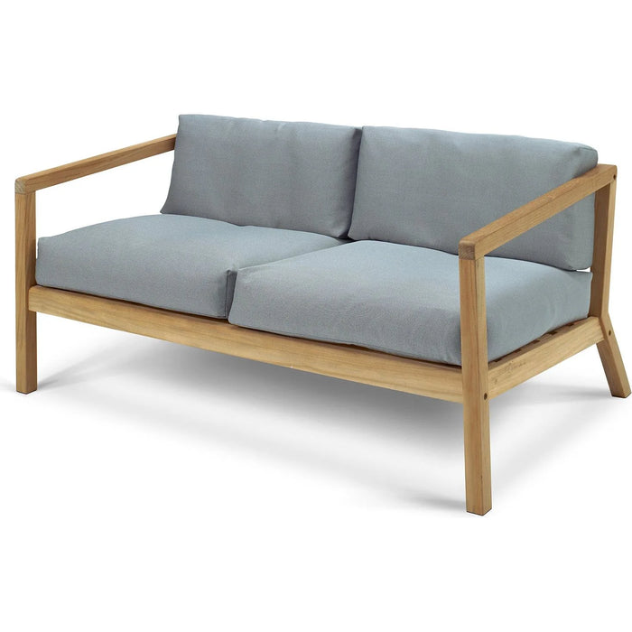 Photo of Virkelyst Sofa - Teak - Fossflakes Padding - Outdoor Textile