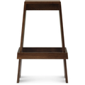 Let Barstool 75 cm Brown Stained Ash - Bar stools & bar stools - Aspect Office - Wood colored - Wood