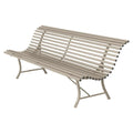 Thumbnail photo of Louisiane Bench 200 cm Nutmeg 14 - Garden benches - Beige - Metal