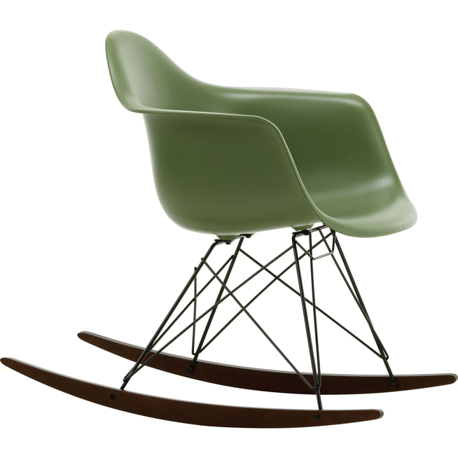 Photo of Eames Plastic Armchair Rar - 48 Forest - Basic Dark Base - Dark Maple - Matstolar - Charles & Ray Eames - Grön - Metall/trä/plast