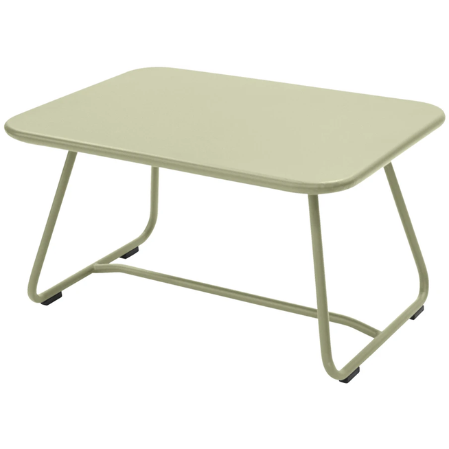 Photo of Sixties Low Table Willow Green 65 - Småbord & Sidobord Utomhus - Frédéric Sofia - Grön - Metal
