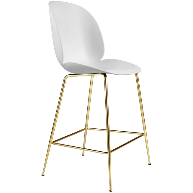 Photo of Beetle Counter Chair, Un-Upholstered, Conic Base