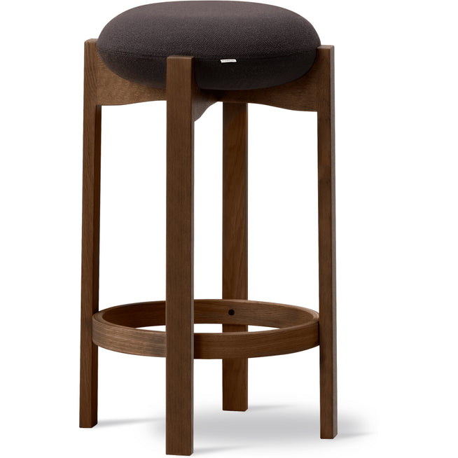 Photo of Pioneer Stool 6831 / By Maria Bruun - Skammel - Vidar 386 / Smoked Oak Stained - Ø42 X H77 Cm