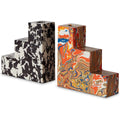 Swirl Stepped Bookends - Bookends & Newspaper Stands - Multicolor