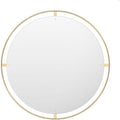 Thumbnail photo of Nimbus Mirror Ø110, Polished Brass - Full Body Mirrors - Krøyer-setter-lassen - Gold