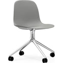 Form Chair Swivel 4W - Aluminium