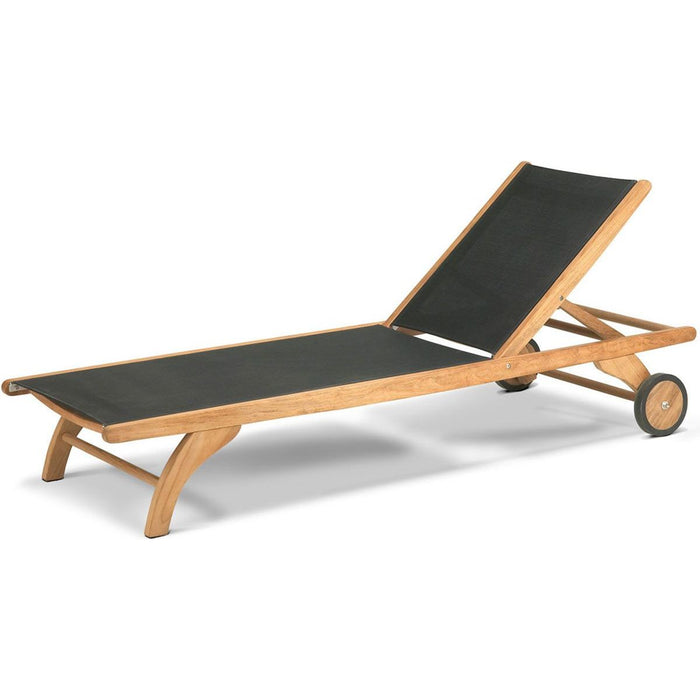 Columbus Sunbed Black - Sun loungers & sun loungers - Skagerak Design Team - Wood
