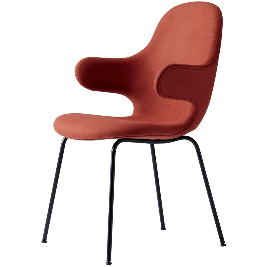 Catch Jh15 Chair Divina 584 Red-black Lacquered Steel