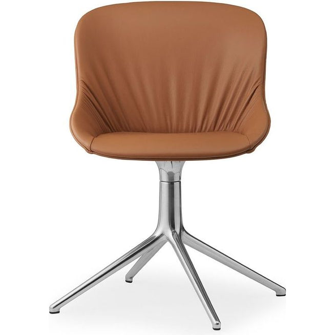 Photo of Hyg Comfort Chair Swivel 4l Full Upholstery - Spisebordsstol - Swivel Base: Alu / Ultra Leather - H84 X L54 X D55,5 X Sh46 Cm