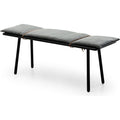 Thumbnail photo of Georg Bench Black lacquered - Benches - Christina Liljenberg Halstrøm - Leather/wood/wool