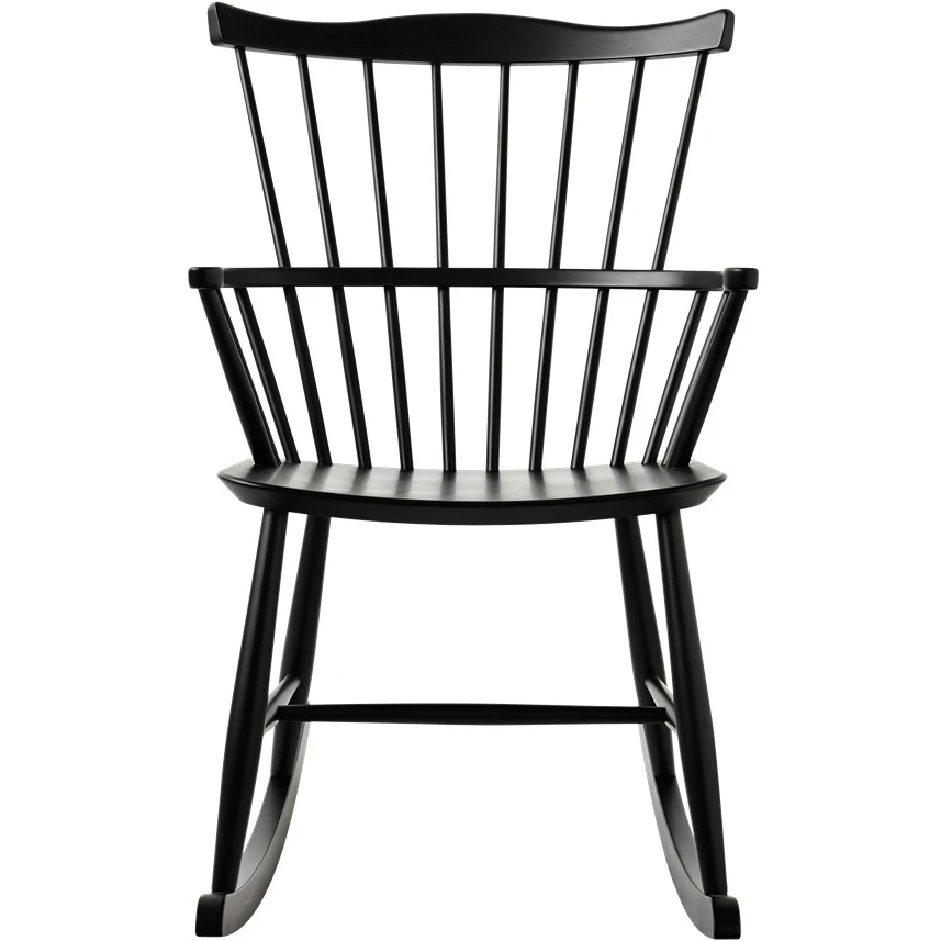 J52g Rocking Chair From Fdb Furniture (Black)