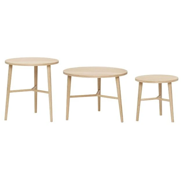 Photo of Coffee table wood - set of 3