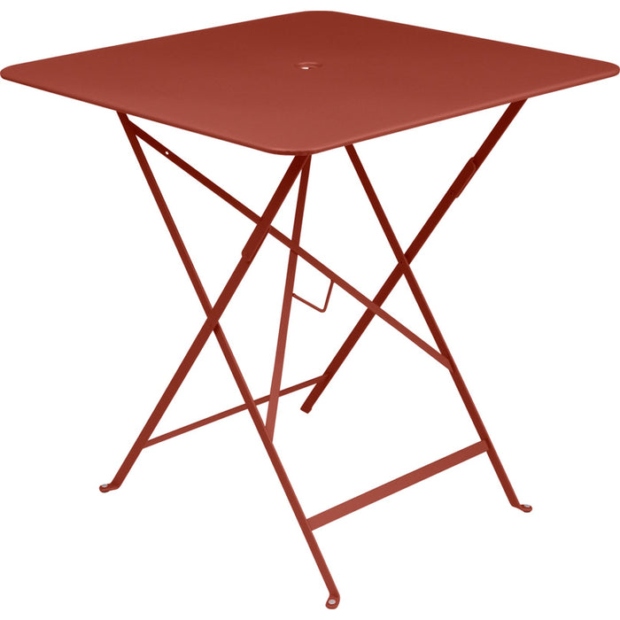 Photo of Bistro Table 71 x 71 cm, Red Ochre - Garden Table - Red - Metal