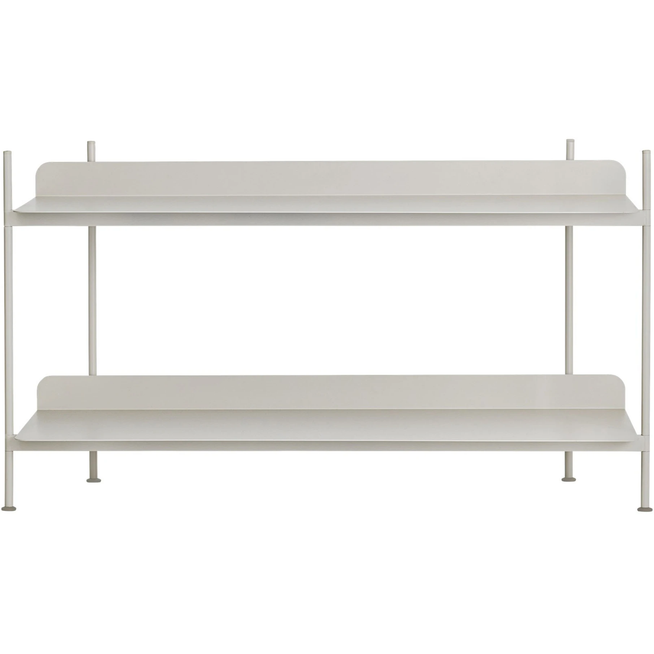 Photo of Compile Shelving System/configuration 1, Grey - Hyllsystem - Cecilie Manz - Grå - Metall