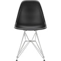 Eames Plastic Chair Dsr - 12 Deep Black - Chrome Base - Matstolar - Charles & Ray Eames - Svart - Metall/plast