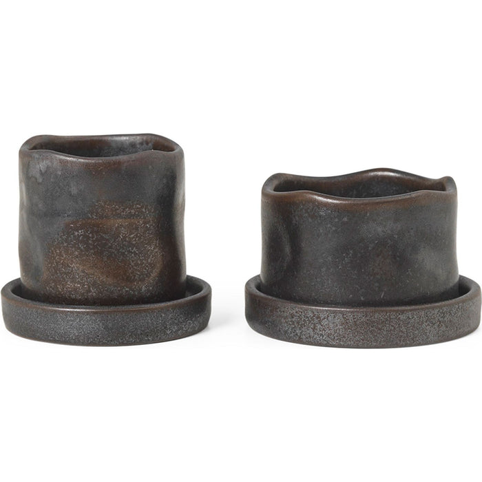 Photo of Uneru Mini Pots - Krukke - Black - W5,4 X H5,5 X D5,4 Cm